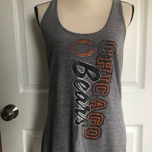 Chicago Bears Football NFL Tank Women's Top Size Large